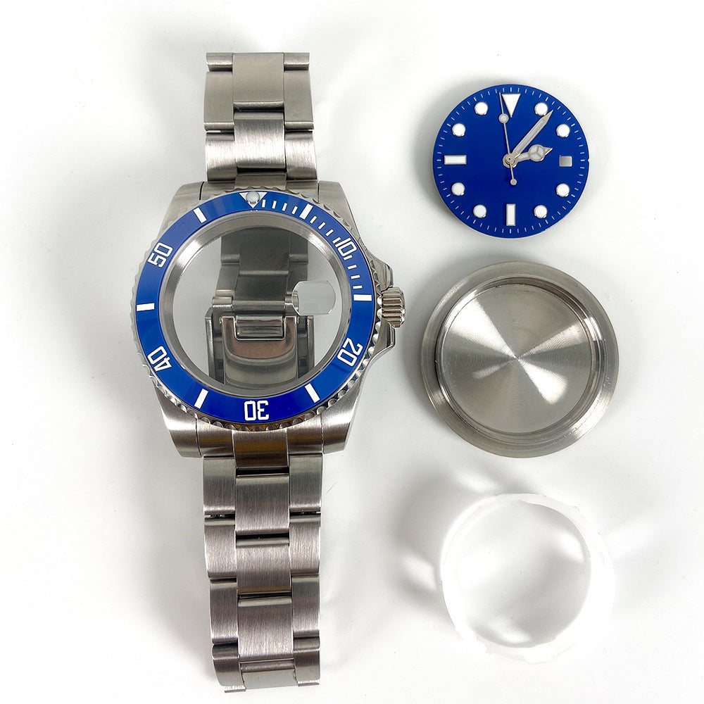 Labor Shi Water Ghost SUB watch accessories 40mm stainless steel with case set for 8215/2813 movement