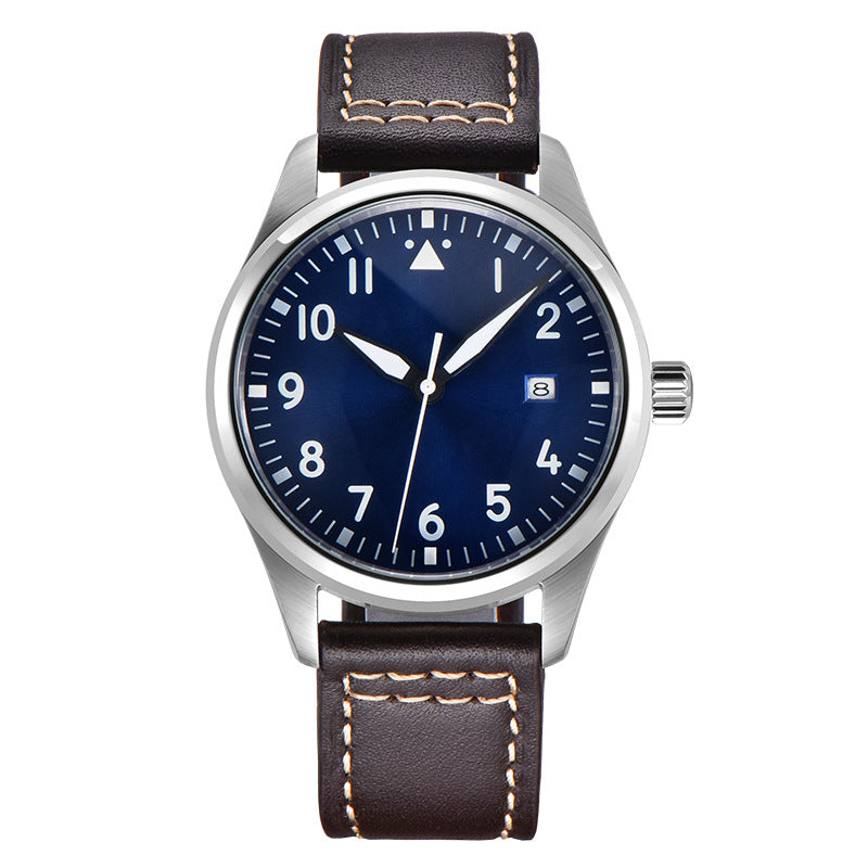 Wanjiaguo Little Prince 18 Pilot Series Stainless Steel Case Super Luminous 40mm Men's Mechanical Watch