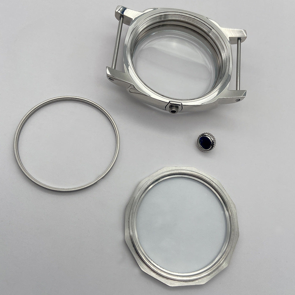 47Mm Polished Stainless Steel Case Pei na Sea Machinery Men's Watch Fitting ETA 6497 /6498 Movement