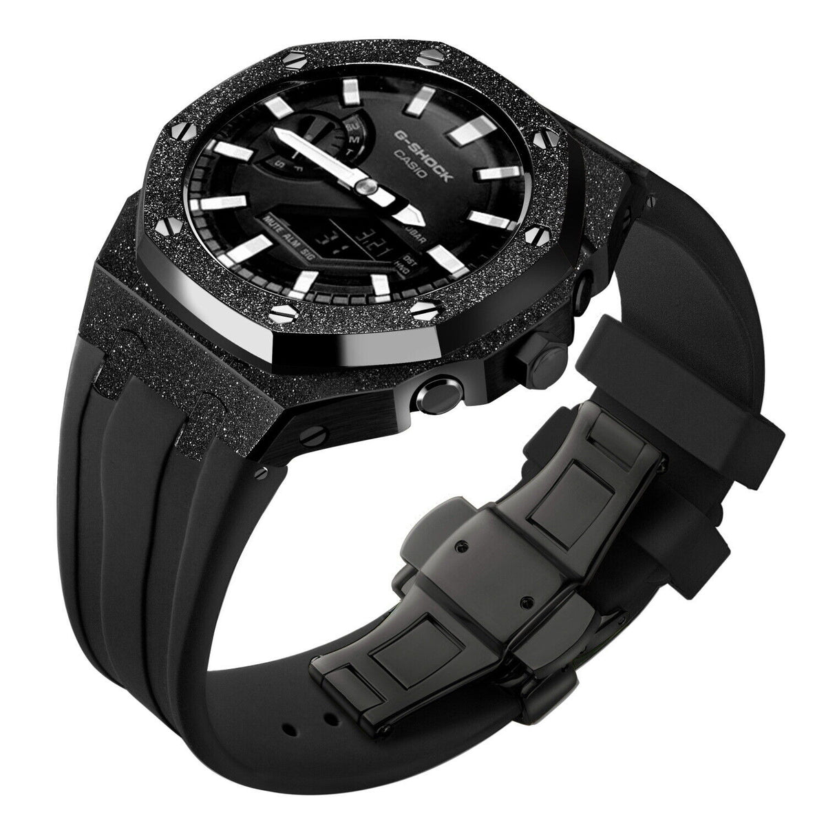 5th Frosted Stainless Steel Mod Kit Metal Watch Case For Casioak Gshock GA2100