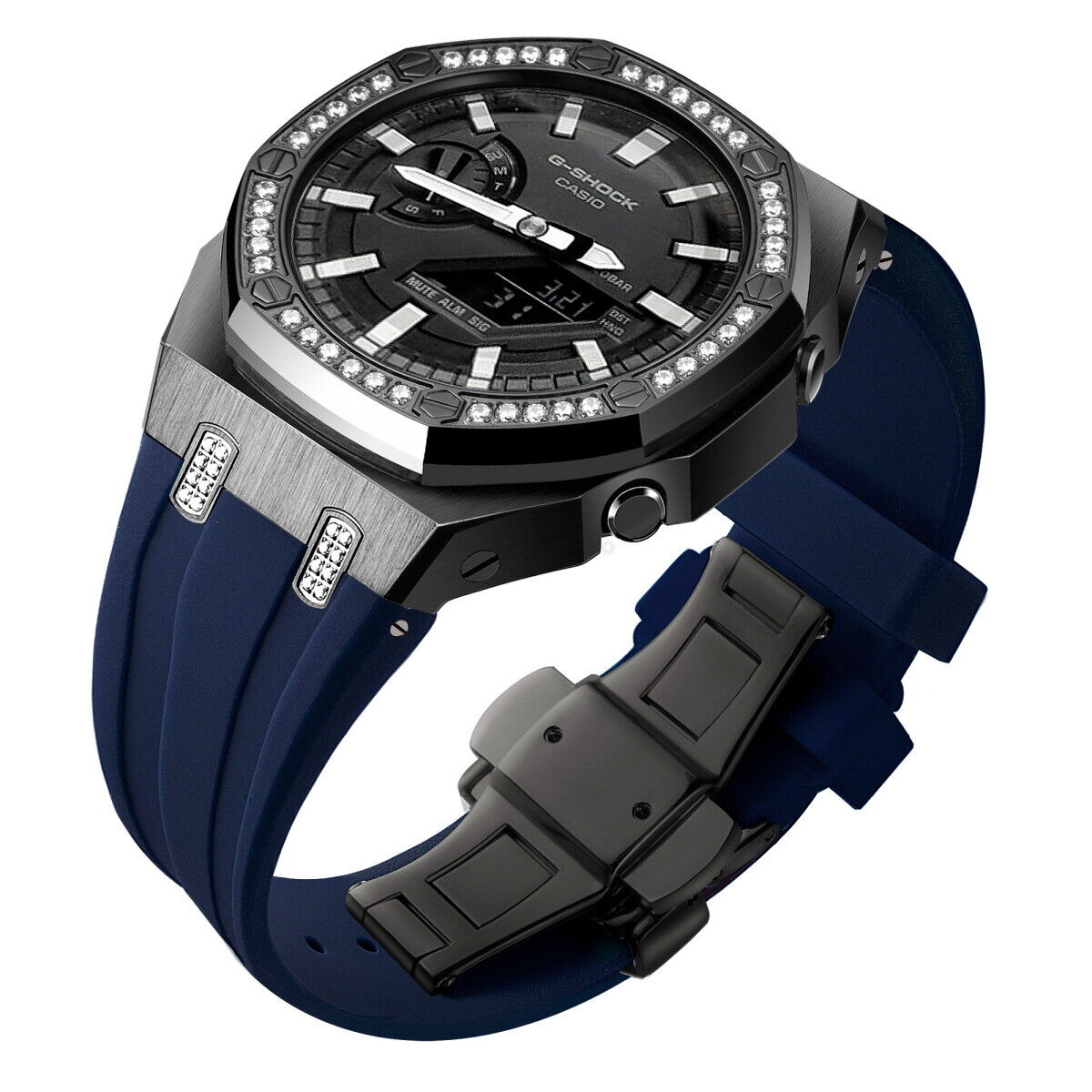 5th Luxury Stainless Steel Case Band Strap AP Mod Kit for G-Shock GA2100/2110
