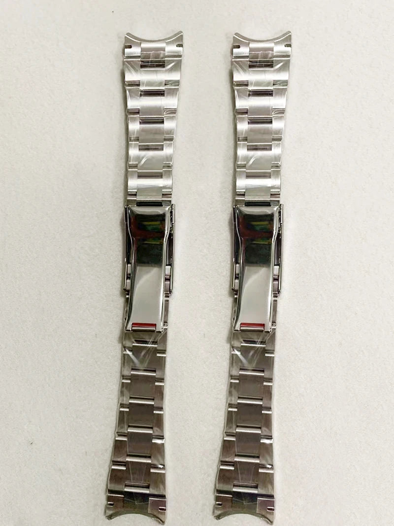 904L Stainless Steel Jubilee Bracelet Watch Bands for RLX 41mm 126334 Date-Just Watches, 21mm Plug Endlink, Watch Parts