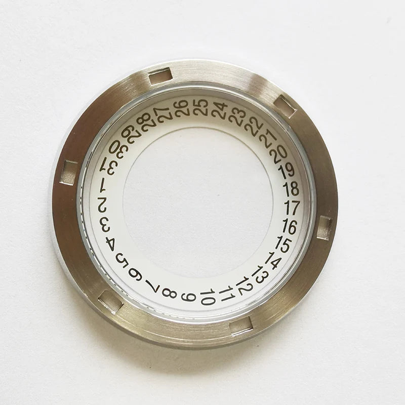 fit 2824 watch case parts 5711 blue dial with stainless steel sapphire crystal