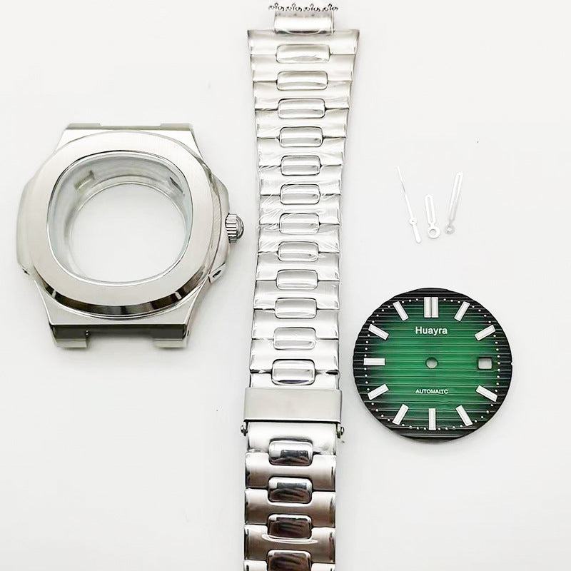 Alternative Patek Nautilus Style 316 Stainless Steel Case Diameter 42MM Hand Dial Set Luminous Dial
