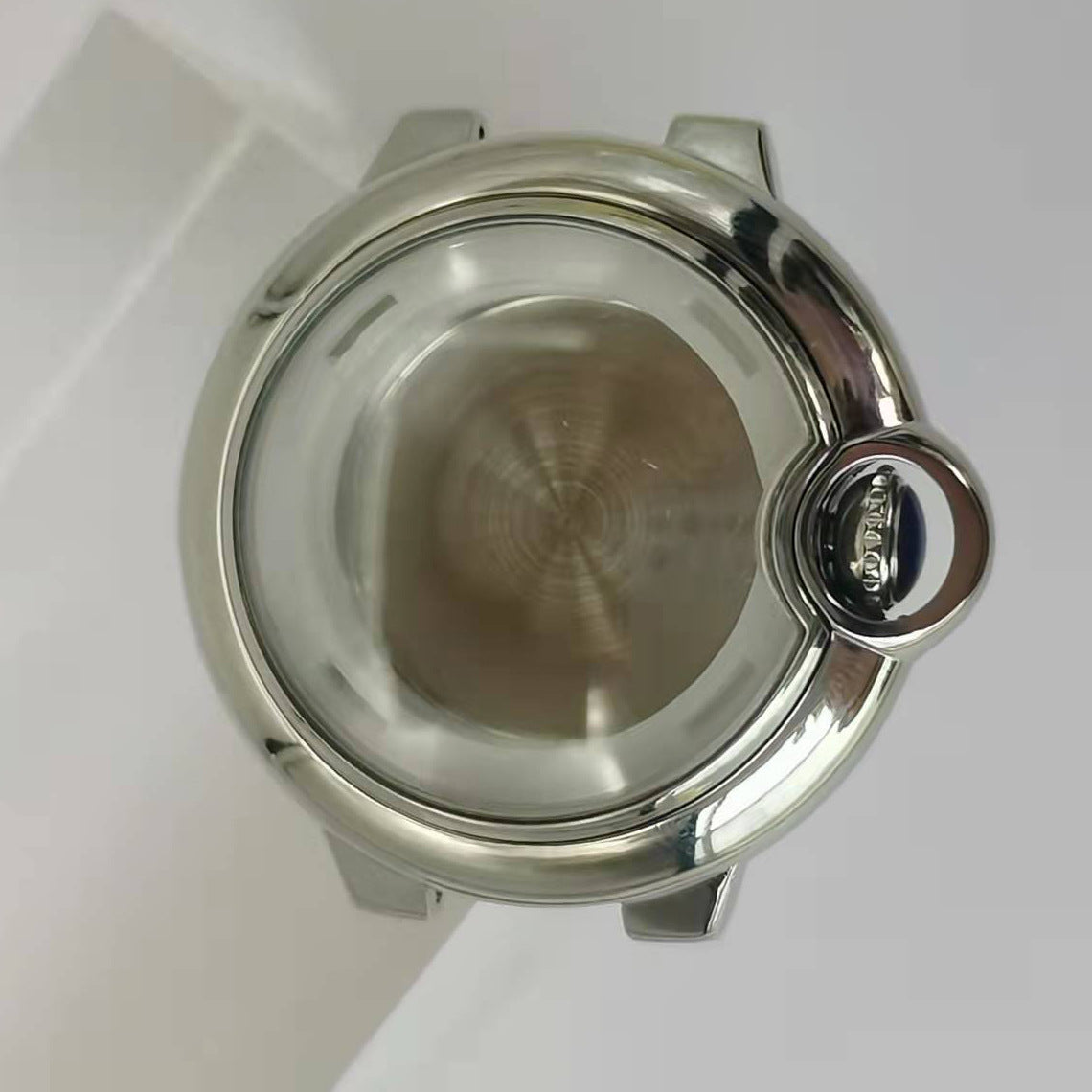 Alternative blue bubble women's 33MM mechanical watch stainless steel case strap set is suitable for ST6 movement