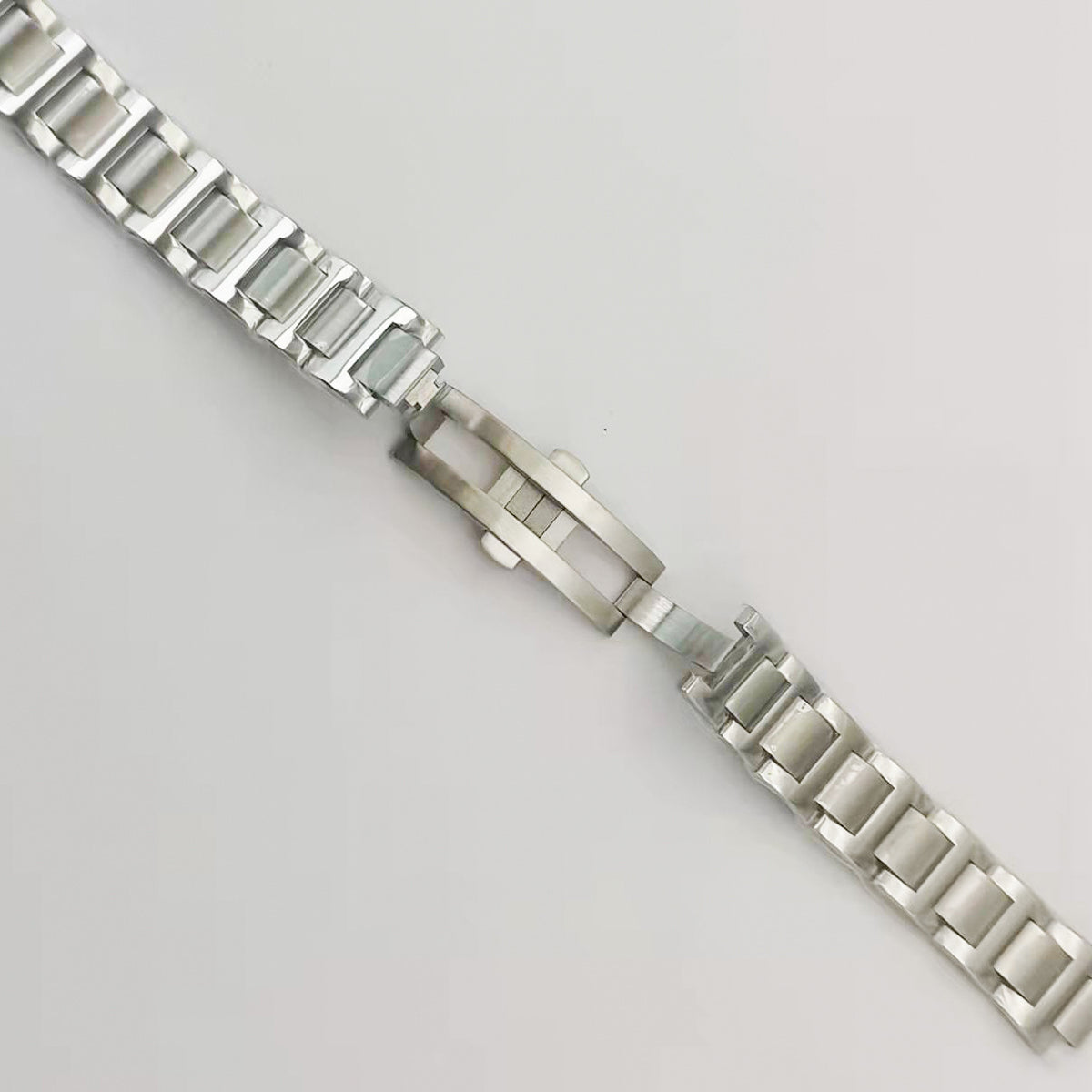 Alternative blue bubble women's 33MM mechanical watch stainless steel case strap set is suitable for ST6 movement