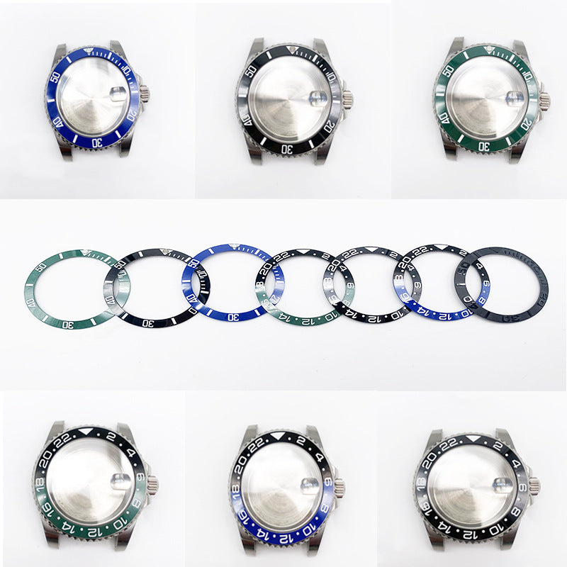 Water Ghost Case 40MM Stainless Steel Case Sapphire Glass Mechanical Watch for Pearl 2813/8215 Movement