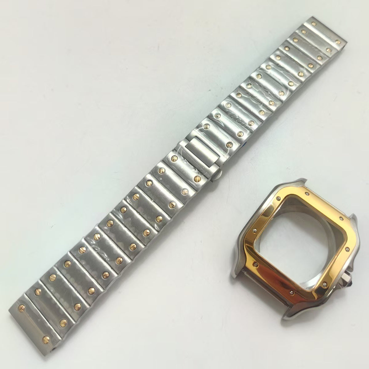 Watch full set of accessories 38mm 316L case, mineral mirror, suitable for NH35 movement