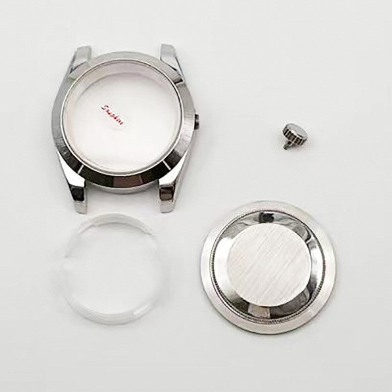 Factory direct sales 39mm sapphire mirror solid bottom cover for 2813 2836 machine case set