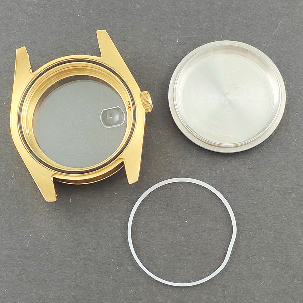 36MM automatic mechanical men's watch case accessories 316L stainless steel case modification accessories adapt to NH35
