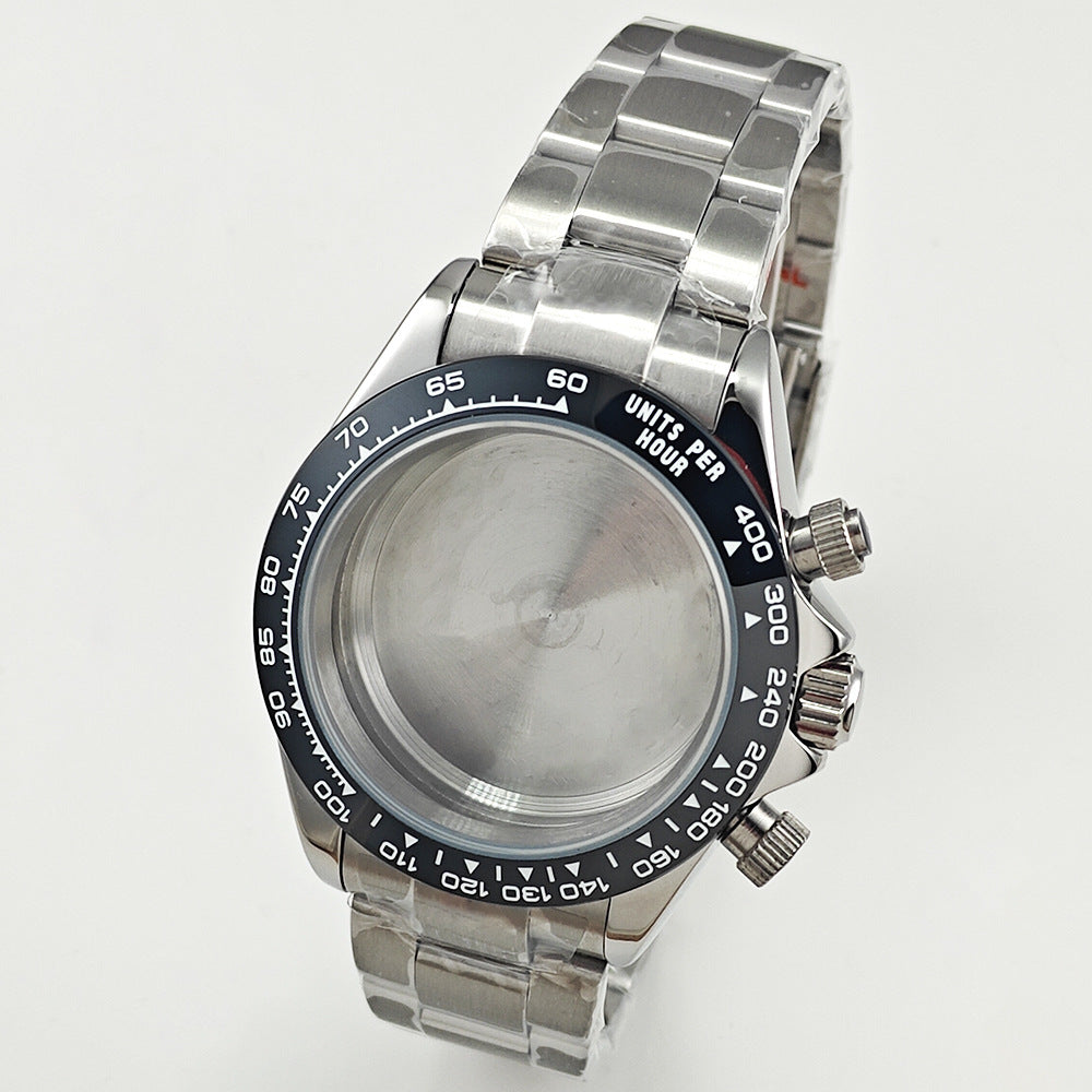 Stainless steel waterproof material 41mm watch case accessories, original factory direct sales, suitable for VK63 movement