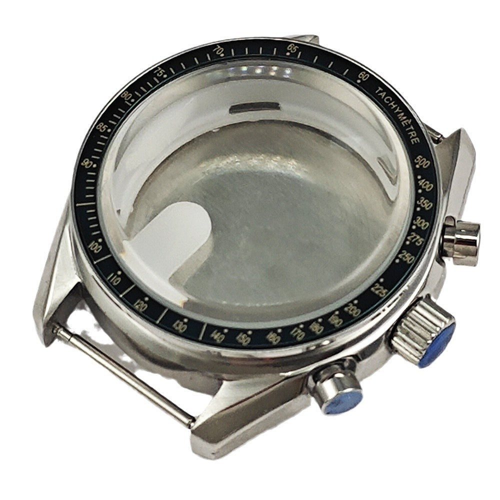 40MM watch modification accessories multi-function Speedmaster watch stainless steel case suitable for VK63 VK64 movement