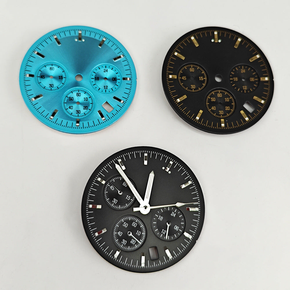 40MM watch accessories multi-function Speedmaster watch stainless steel case strap set is suitable for VK63VK64 movement