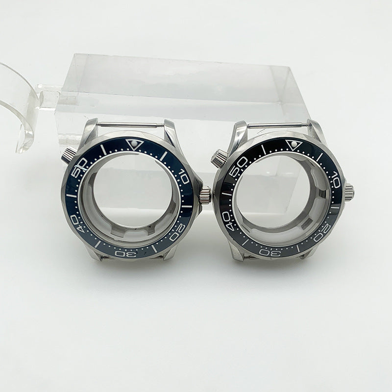 Seamaster 300 Series Case Diving Watch Ceramic Trap with 41.2MM Case for 2836/2813 Movement