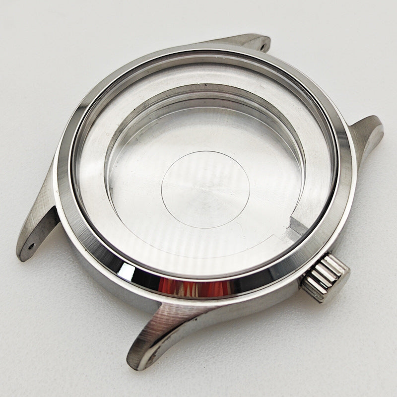 Alternative Pilot Series 316L Stainless Steel Case Screw-in Watch Accessories for 8215/2813 Movement