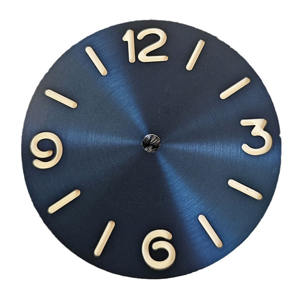 38.8MM pilot dial watch literal accessories green luminous for ETA6497/ST3600 manual movement