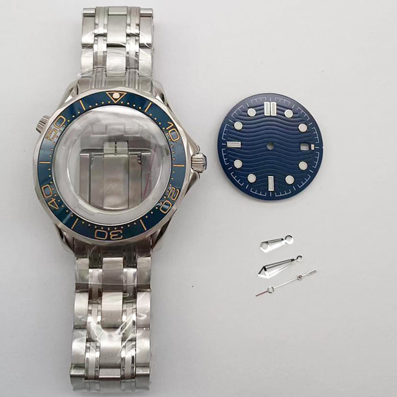 Substitute Seamaster Series 316 Stainless Steel 41.2MM Case Dial Hand Combination Accessories Set Exquisite