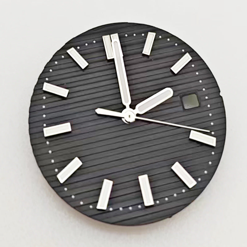 Uhrenzifferblatt, 30,5 mm, Zifferblatt mit Sonnenmuster, Wortnudelnagel, grün leuchtend, modifiziertes Zubehör, 2813/8215-Uhrwerk