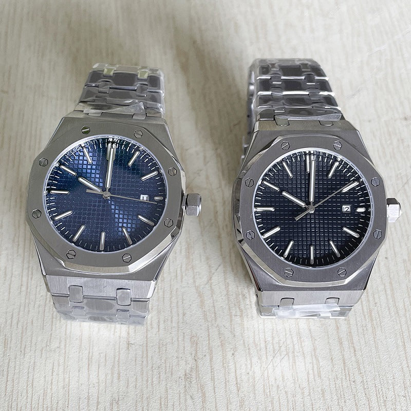 Brushed Stainless Steel 316L Stainless Steel Case (Automatic Movement) 42mm Sapphire Glass Butterfly Folding Buckle
