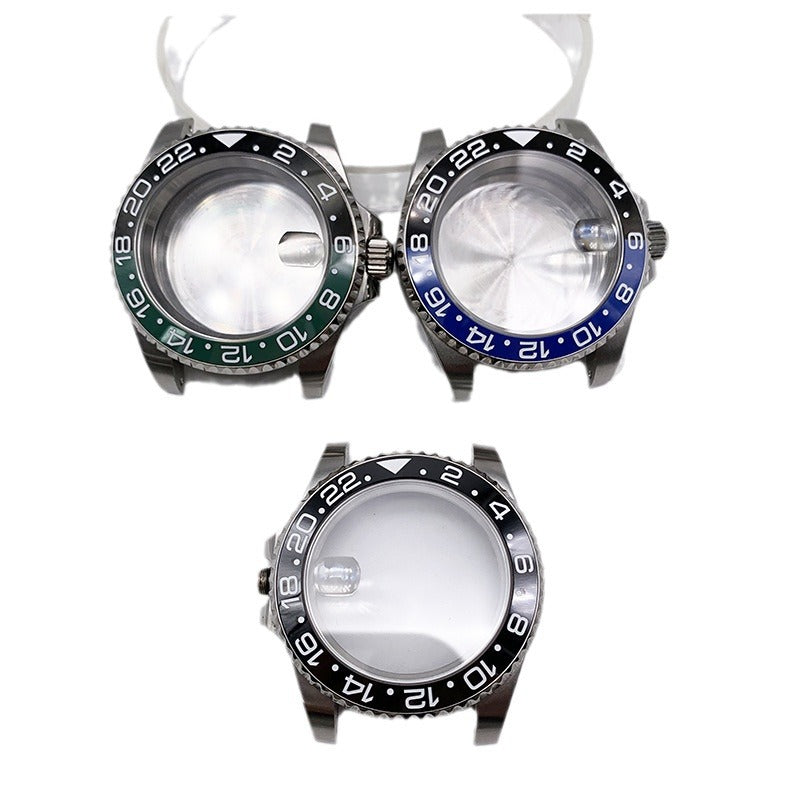 Water Ghost Case 40MM Stainless Steel Case Sapphire Glass Mechanical Watch for Pearl 2813/8215 Movement