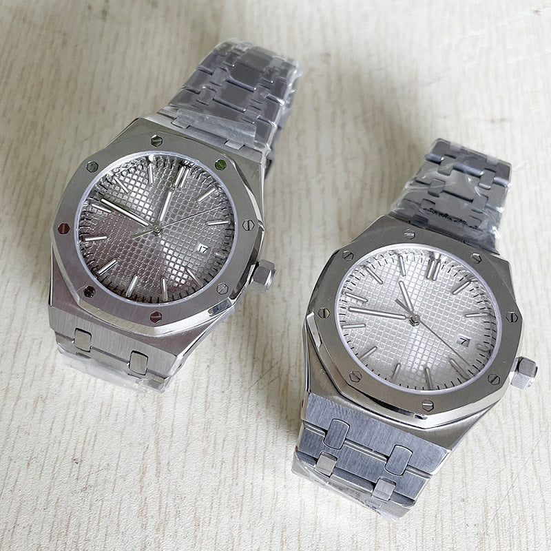 Brushed Stainless Steel 316L Stainless Steel Case (Automatic Movement) 42mm Sapphire Glass Butterfly Folding Buckle