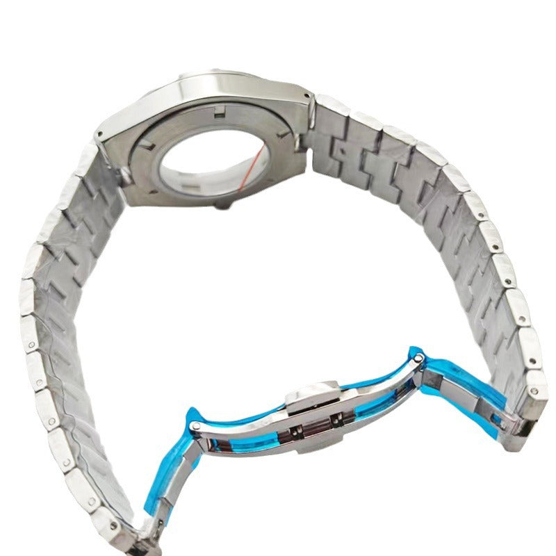 41MM stainless steel case, strap, inner shadow, bottom ring, men's mechanical watch modification accessories, suitable for 2813 movement