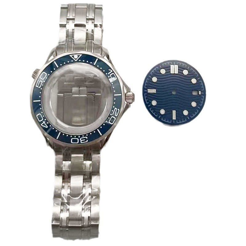 Substitute Seamaster Series 316 Stainless Steel 41.2MM Case Dial Hand Combination Accessories Set Exquisite