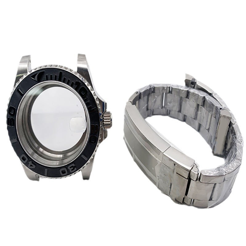 40MM watch accessories 316 stainless steel case with set for ETA2836 pearl 2813/8215 movement