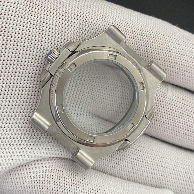 Applicable Mechanical Stainless Steel Case Accessories Case Set Adapted to NH35 Movement Waterproof Stainless Steel Belt