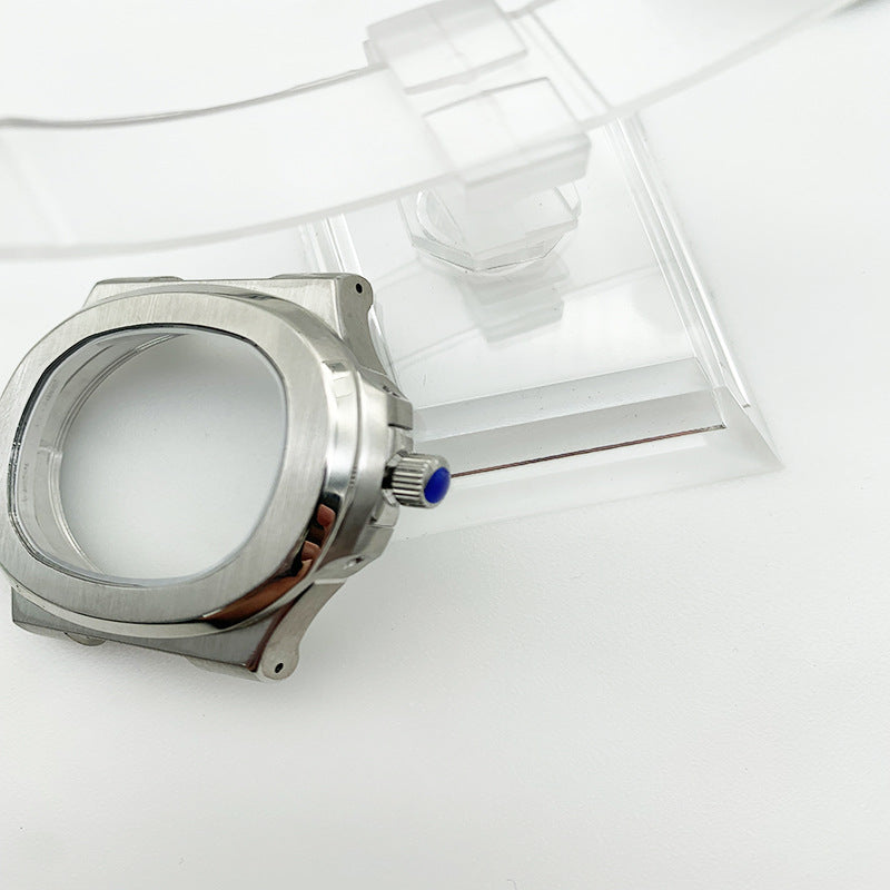 NH35 Case Full Patek Nautilus Case Strap Accessories Fit 2813/3804/8215 Mechanical Movement