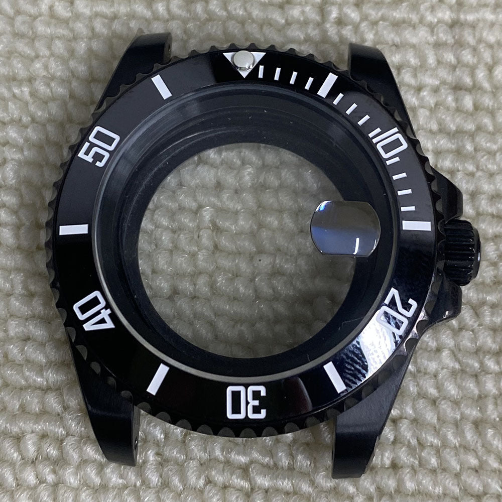SUB watch accessories 40MM stainless steel case for NH35/NH36 mechanical movement sapphire mirror