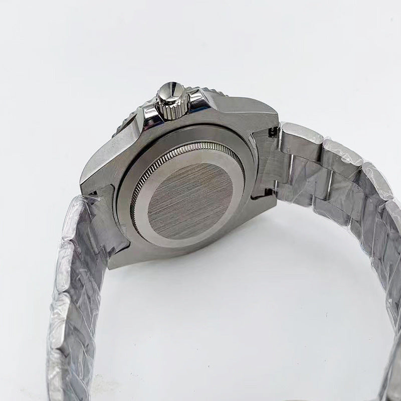 GMT Labor Shi Stainless Steel Ceramic Ring Case Strap Dial Set Sapphire Glass Mirror Fits NH35