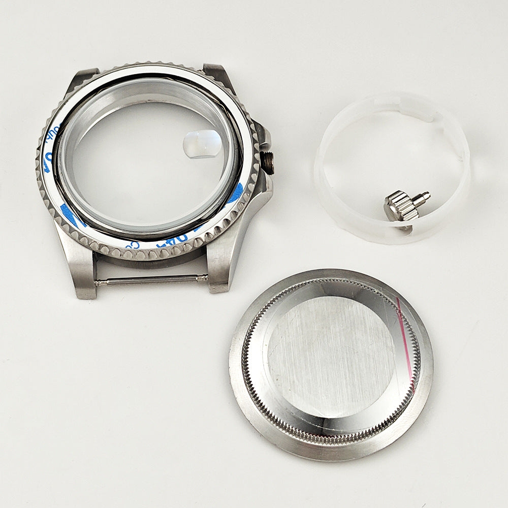 40MM stainless steel case Men's modified watch accessories Mineral glass case for 2813/8215 movement