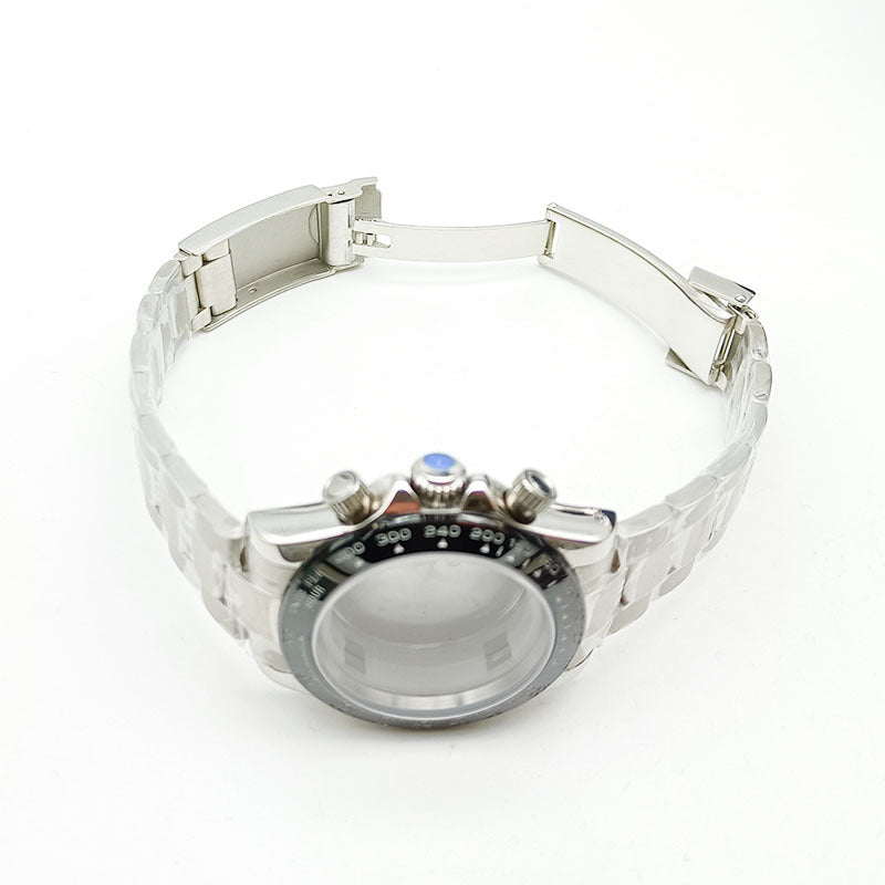 Suitable for Daytona 304 steel 40MM six-pin mechanical watch case strap set Suitable for 3836 machine