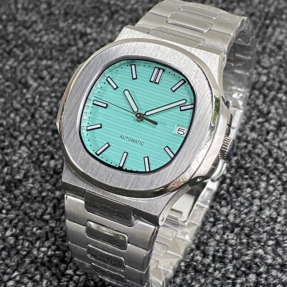 Alternative Nautilus Serie Herren automatische mechanische Business-Multifunktionsuhr Herren NH35 Uhrwerk Edelstahl