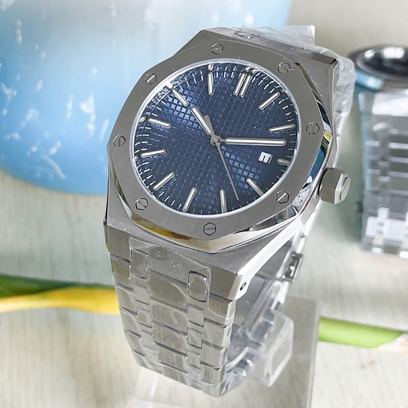 Brushed Stainless Steel 316L Stainless Steel Case (Automatic Movement) 42mm Sapphire Glass Butterfly Folding Buckle
