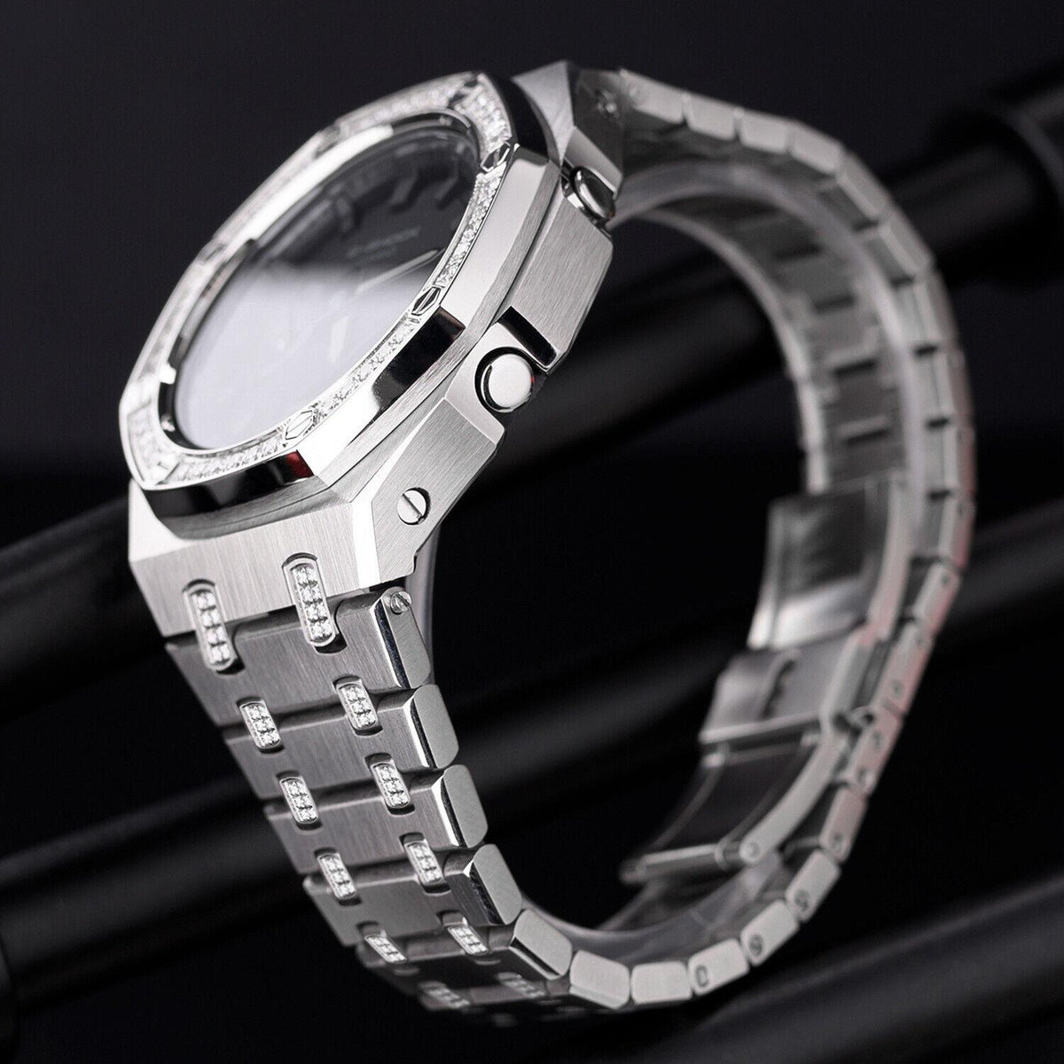 5th Luxury Stainless Steel Case Band Strap AP Mod Kit for G-Shock GA2100/2110