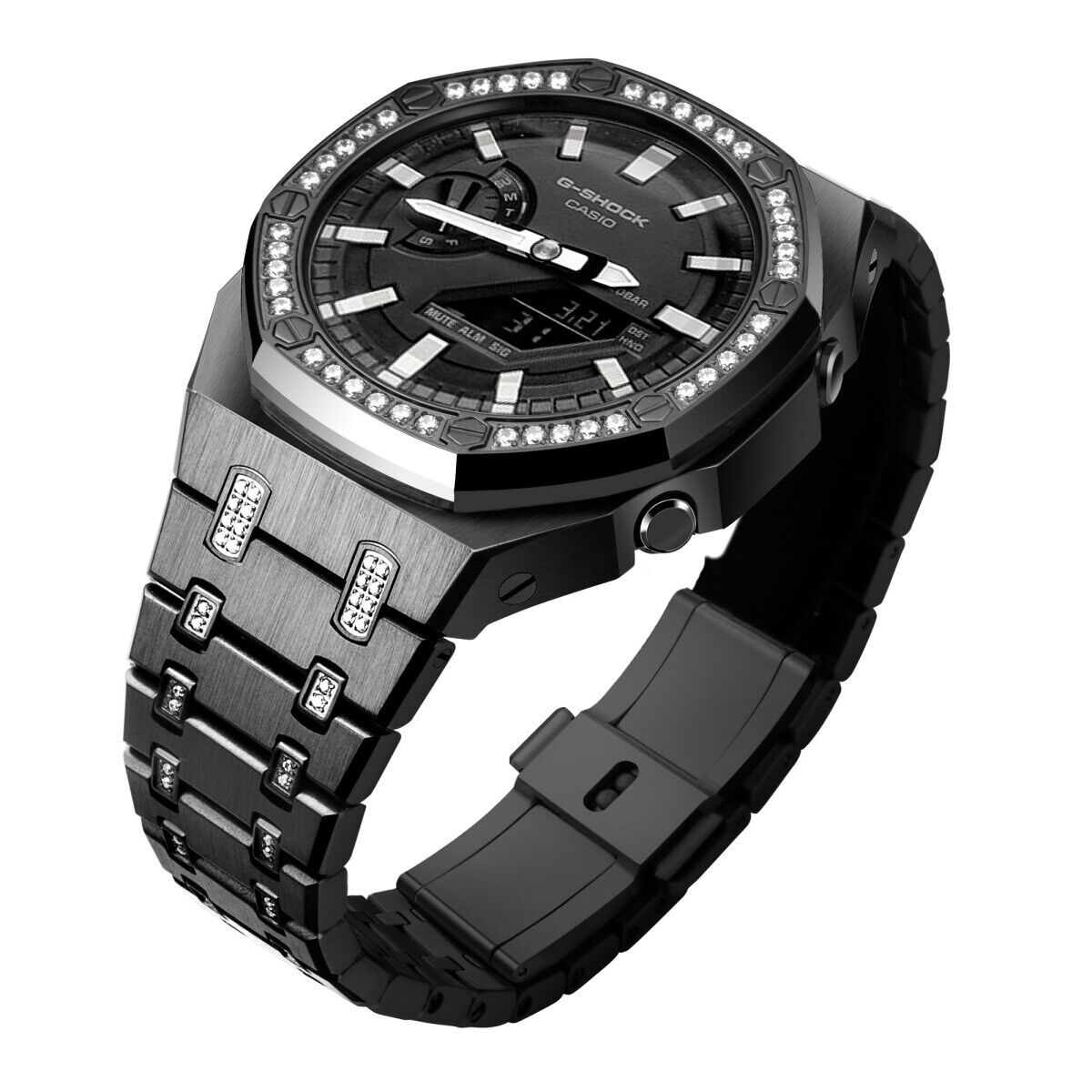 5th Luxury Stainless Steel Case Band Strap AP Mod Kit for G-Shock GA2100/2110
