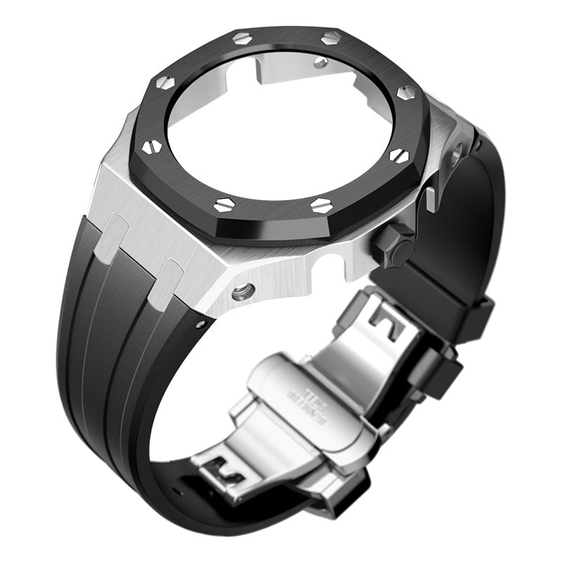5th MOD KIT FOR CASIO GA2100 BLACK Sliver