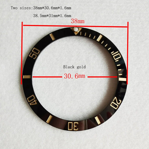 38/38.5mm High-Quality Ceramic Bezel Insert Super-Luminous for Rolex Submariner