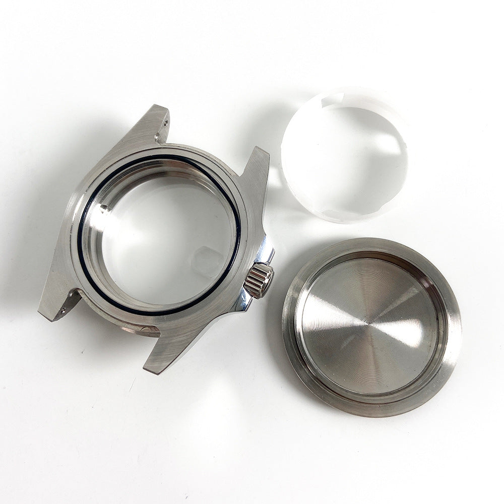 40Mm Watch Accessories SUB Stainless Steel Strap Case Sapphire Glass Ceramic Ring for 8215 2813 Movement