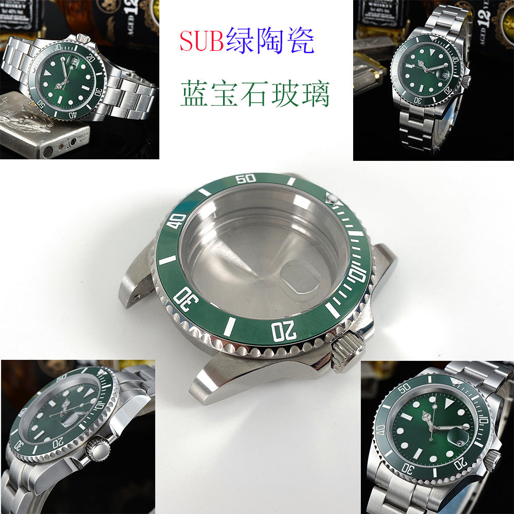 Labor Shi Water Ghost SUB watch accessories 40mm stainless steel with case set for 8215/2813 movement