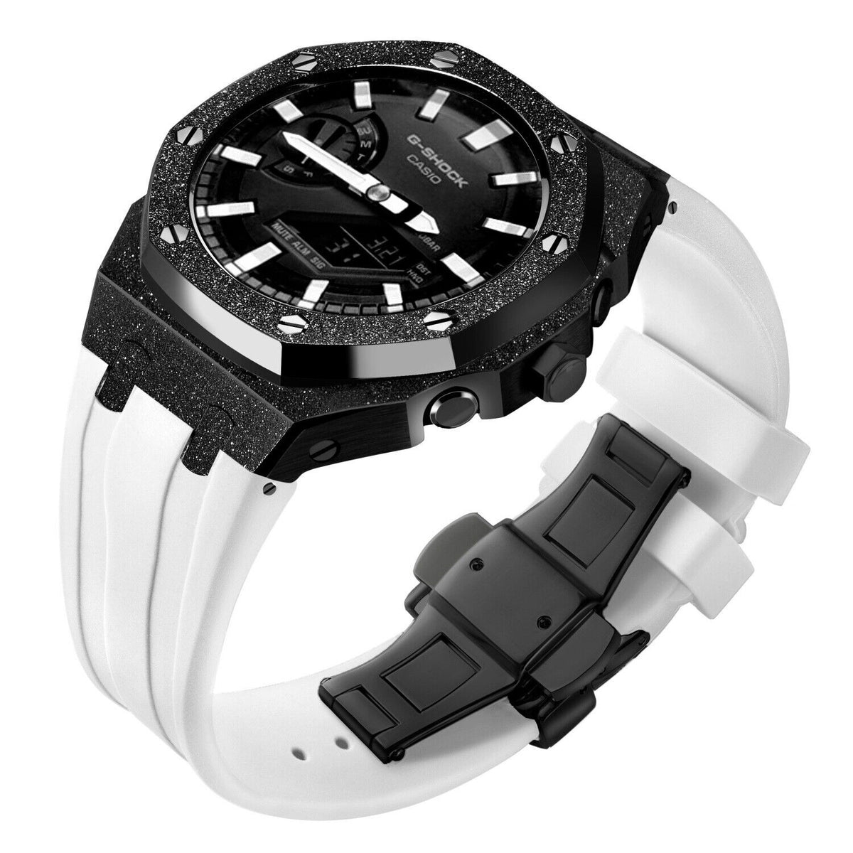 5th Frosted Stainless Steel Mod Kit Metal Watch Case For Casioak Gshock GA2100