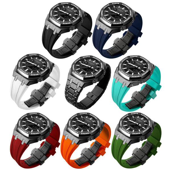 5th Luxury Stainless Steel Case Band Strap AP Mod Kit for G-Shock GA2100/2110