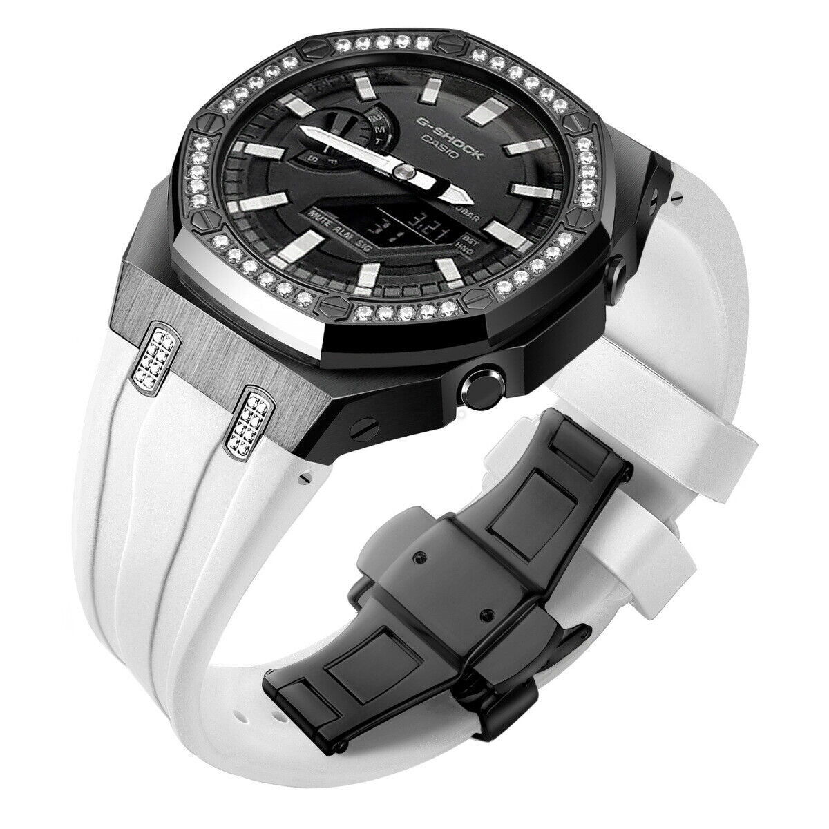 5th Luxury Stainless Steel Case Band Strap AP Mod Kit for G-Shock GA2100/2110