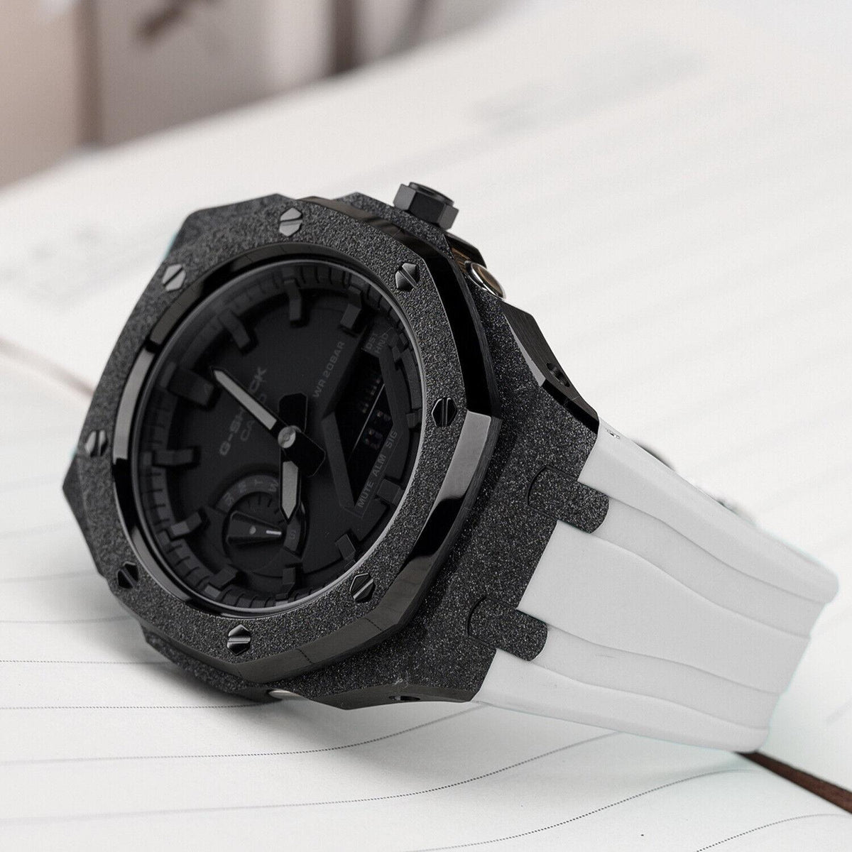 5th Frosted Stainless Steel Mod Kit Metal Watch Case For Casioak Gshock GA2100