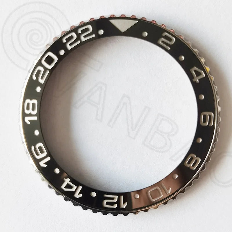 vanbaol Factory Super Ceramic Bezel For 40mm RLX GMT 116710 126710, Aftermarket Watch Parts