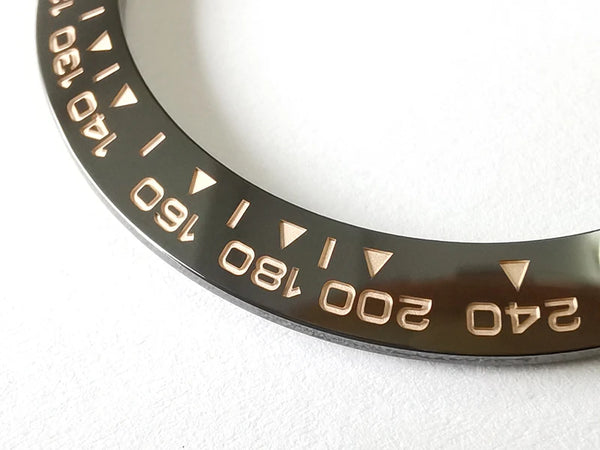 High Quality Advanced Platinum Words Ceramic Bezel for RLX Cosmograph Day-tona 116500 116518 116515 116506 Automatic Watch