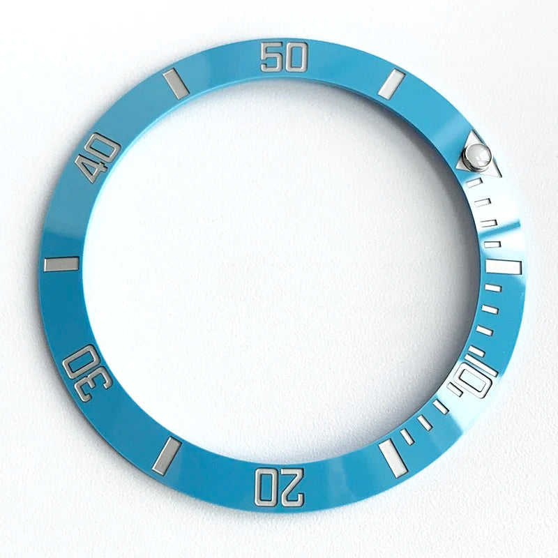 Blue Luminous Dial and Bezel Sets for SUB 3135 Watch  Movement Wristwatch Watch Tools & Parts