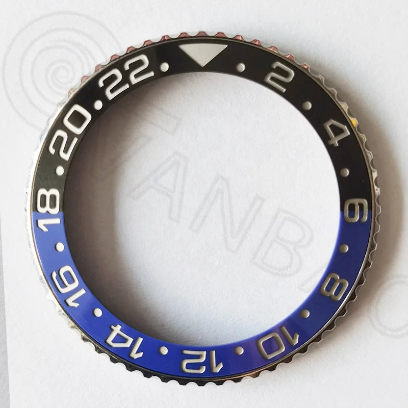 vanbaol Factory Super Ceramic Bezel For 40mm RLX GMT 116710 126710, Aftermarket Watch Parts